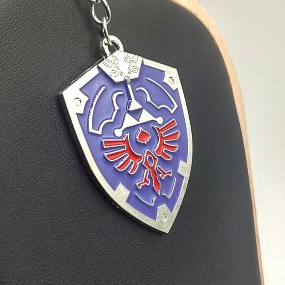 Stainless Steel Golden Legend of Zelda Master Shield Videogame Merch Gift New!!!